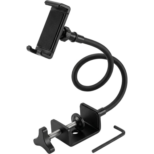 Lofar Gooseneck Desk-Clamp Phone Holder 70 cm Black - Product view