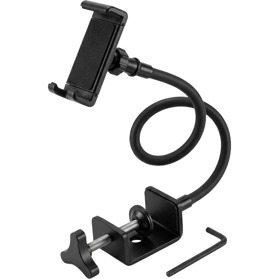 Lofar Gooseneck Desk-Clamp Phone Holder 70 cm Black